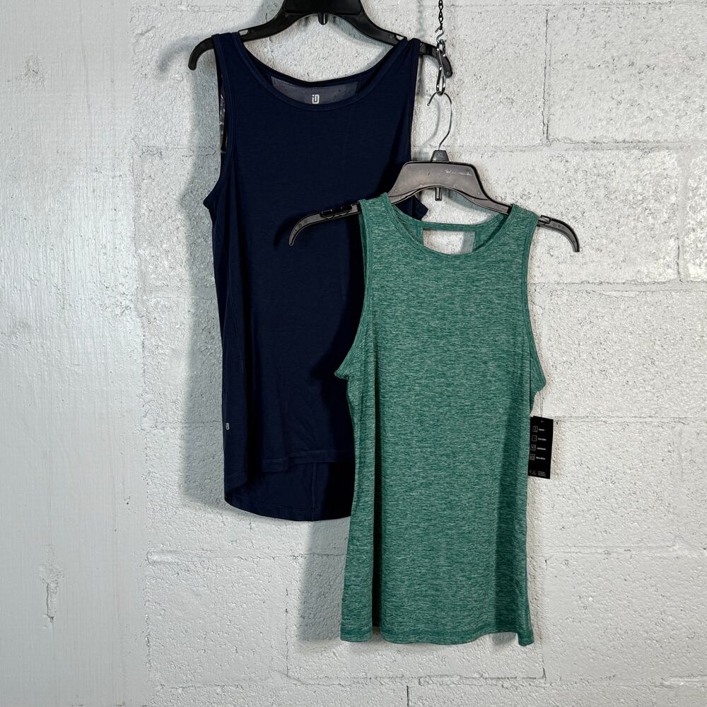 Ideology active tank top set of 2 Blue/green XS